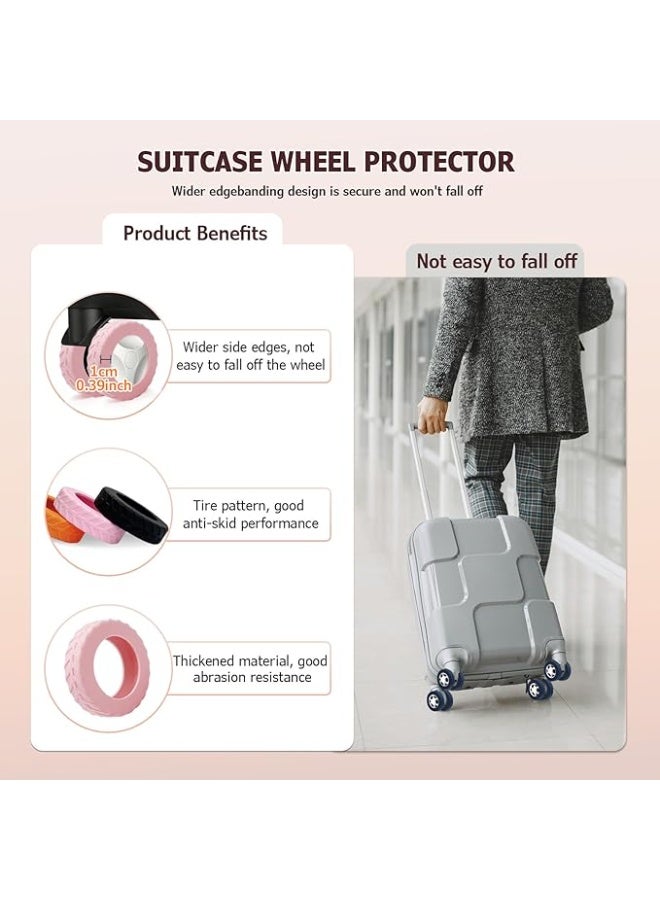 Luggage Compartment Wheel Protection Cover - Upgraded Anti Dust & Scratch Noise Reduction Carry On/Travel Suitcase Wheel Protector - Image 3